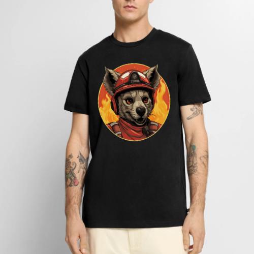 Firefighter hyena - Men's Premium T-Shirt