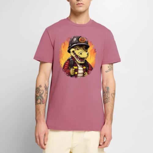Fireman crocodile - Men's Premium T-Shirt