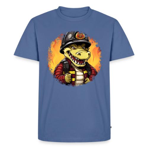 Fireman crocodile - Men's Premium T-Shirt