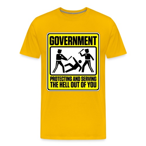 government protecting - Men's Premium T-Shirt