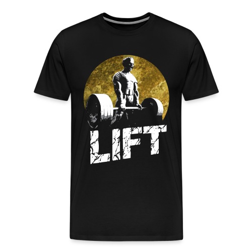 Weightlifting Fitness Gym Screamer - Men's Premium T-Shirt