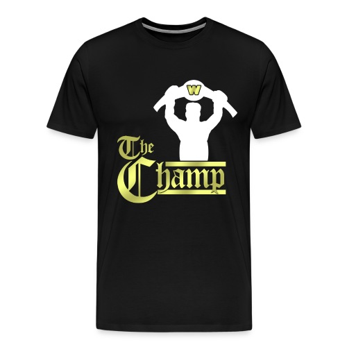champ logo whitesilhouette - Men's Premium T-Shirt
