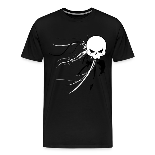 Cyber Skull Graffiti (Womens) - Men's Premium T-Shirt