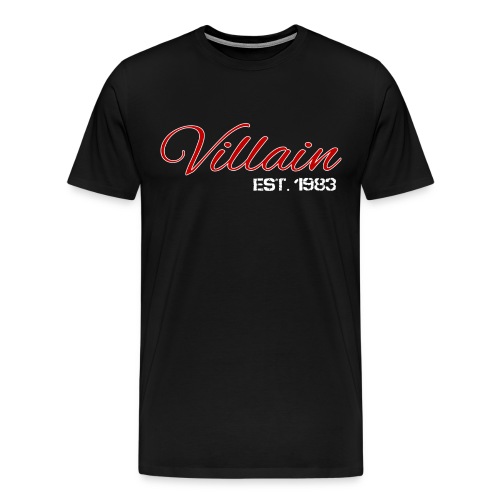 Villain (3X - 4X) - Men's Premium T-Shirt