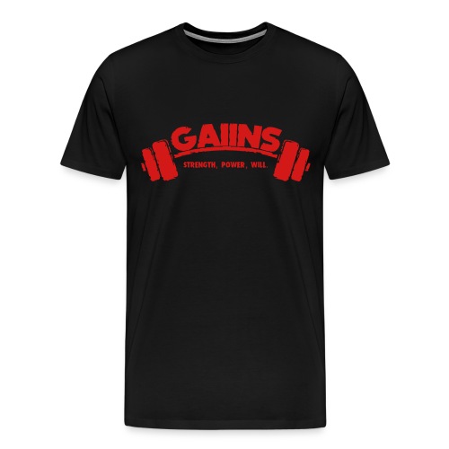 barbell - Men's Premium T-Shirt