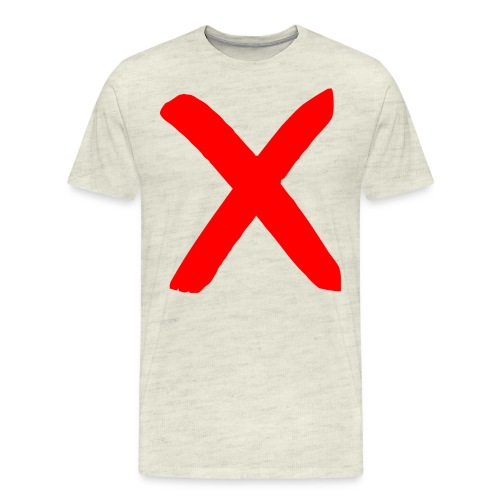 X, Big Red X - Men's Premium T-Shirt