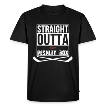 STRAIGHT OUTTA THE PENALTY BOX - Men's Premium T-Shirt - black - Front - Nico (187cm)
