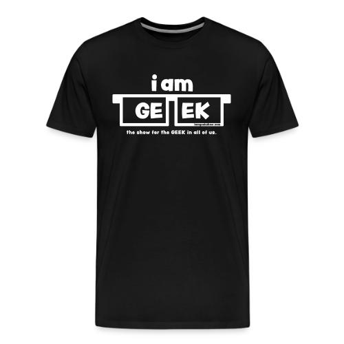 iamGEEK classic White - Men's Premium T-Shirt