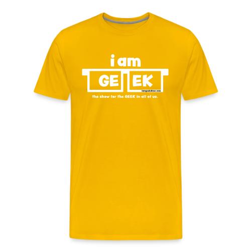iamGEEK classic White - Men's Premium T-Shirt