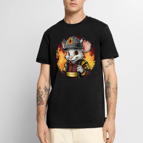 Mouse Firefighter - Men's Premium T-Shirt