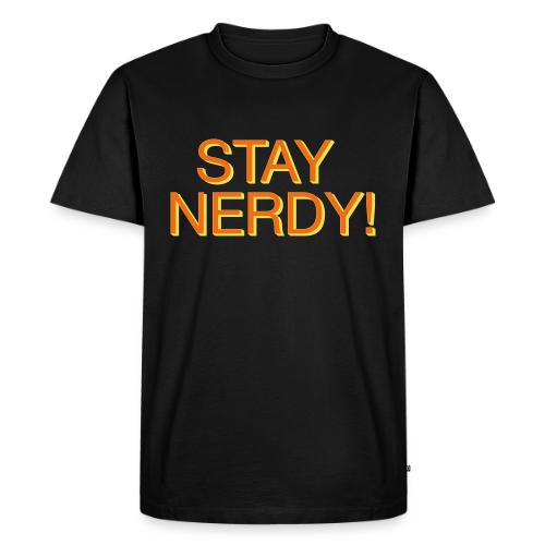 StayNerdyTee - Men's Premium T-Shirt