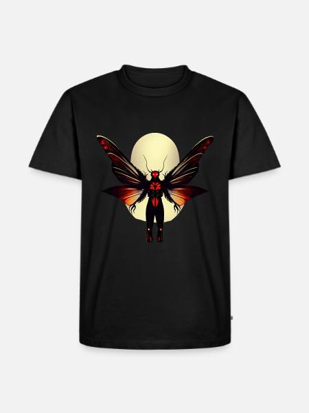 Red-eyed Mothman - Men's Premium T-Shirt - black