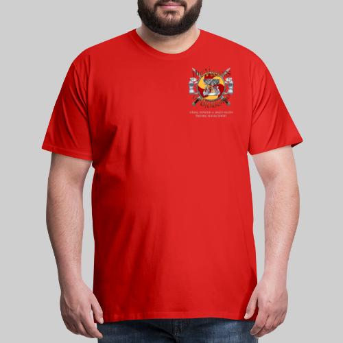 Vikings of Bjornstad Logo/Back Logo - Men's Premium T-Shirt