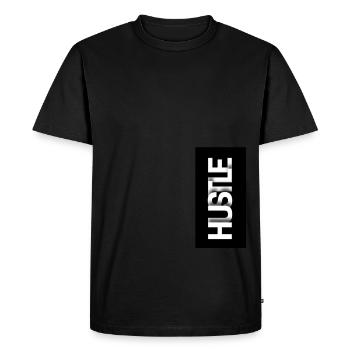 hustle - Men's Premium T-Shirt - black - Front - Nico (187cm)