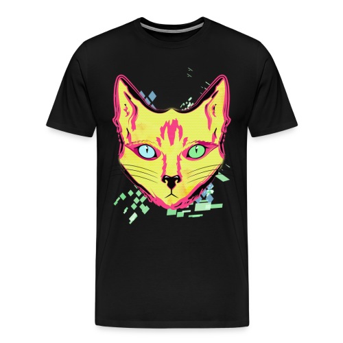 cat t shirt designpdf png - Men's Premium T-Shirt