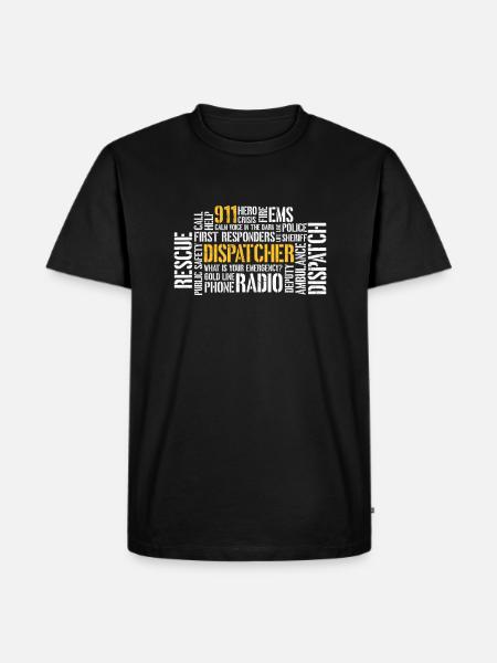 911 Dispatcher - Men's Premium T-Shirt - black