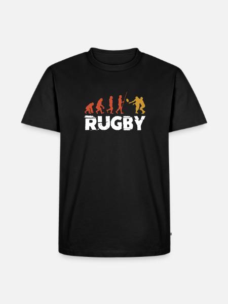 Rugby Evolution - Men's Premium T-Shirt - black