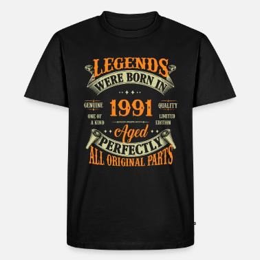 Personalized 1991 Birthday Shirt – Made In (Birth Year) Custom Tee For 33rd Birthday - View #7