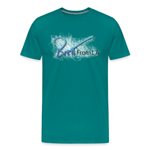 BrettFromLA Scribble for dark products - Men's Premium T-Shirt