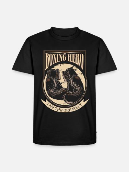 Boxing Hero - i am the greatest - Men's Premium T-Shirt - black