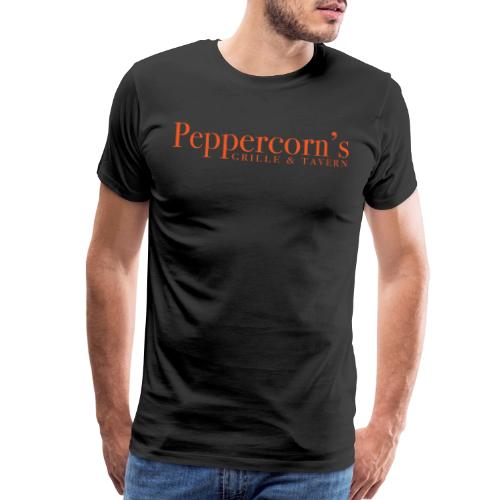 Text Line Orange - Men's Premium T-Shirt