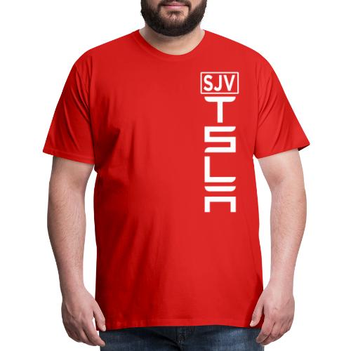 SJV Vertical WHT - Men's Premium T-Shirt