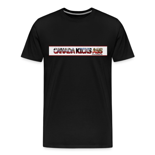 Canada Kicks Ass Images - Men's Premium T-Shirt