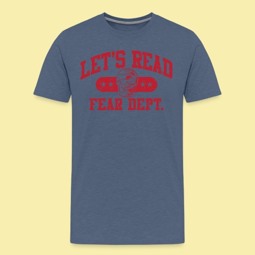 Fear Dept - Athletic Red - Inverted - Men's Premium T-Shirt