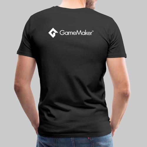 White GameMaker Logo - Men's Premium T-Shirt