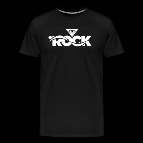 Eye rock Black Design - Men's Premium T-Shirt