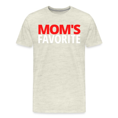 Mom's Favorite (red & white version) - Men's Premium T-Shirt
