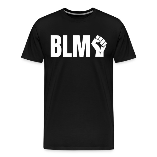 BLM Black Lives Matter Raised Fist - Men's Premium T-Shirt