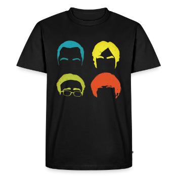 The Big Bang Theory Pop Art - Men's Premium T-Shirt - black - Front - Nico (187cm)