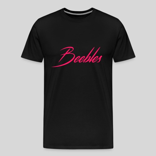 Pink Beebles Logo - Men's Premium T-Shirt
