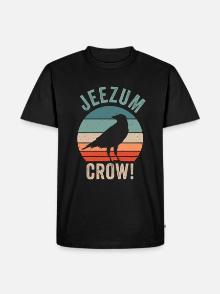 Jeezum Crow Vermont Raven - Men's Premium T-Shirt - black