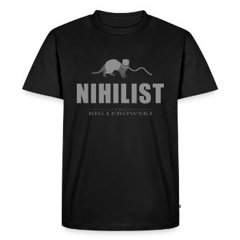 The Big Lebowski - The Nihilist - T-shirt premium pour hommes - noir - Devant - Nico (187cm)