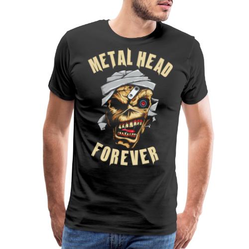 heavy metal mummy skull - Men's Premium T-Shirt