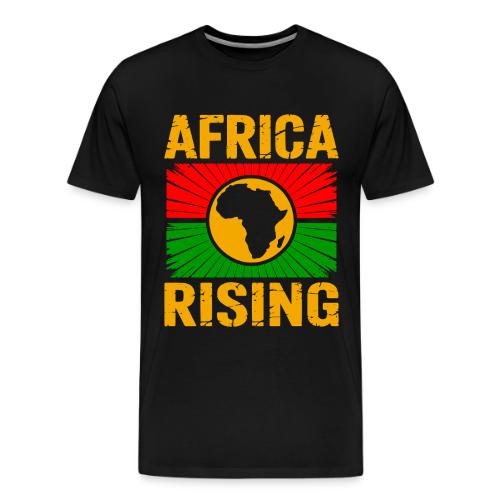 Africa Rising Vintage Continent Unity Design - Men's Premium T-Shirt