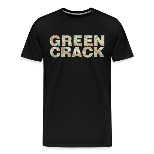 GREEN CRACK.png - Men's Premium T-Shirt