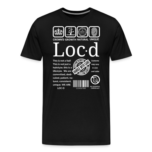 The Original Loc'd label tee - Men's Premium T-Shirt