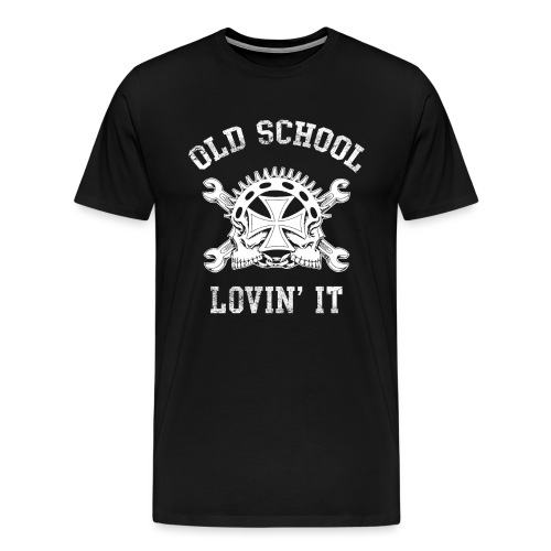 OldSchool-Artwork-WHT-1 - Men's Premium T-Shirt