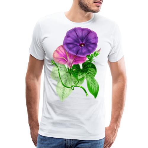 Vintage Mallow flower - Men's Premium T-Shirt