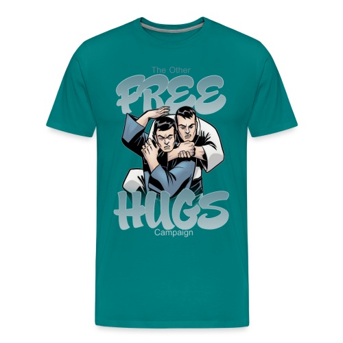 Judo shirt Jiu Jitsu shirt Free Hugs - Men's Premium T-Shirt