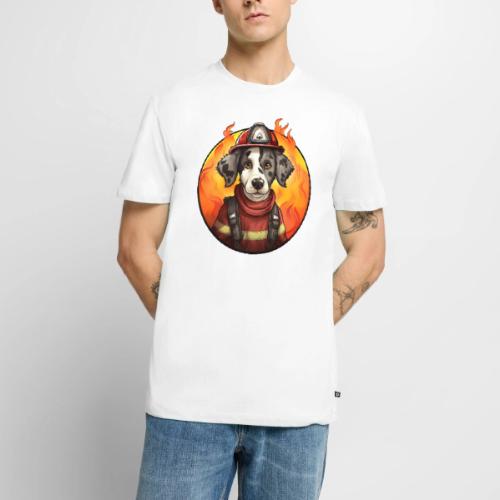 Dog Firefighter - Men's Premium T-Shirt