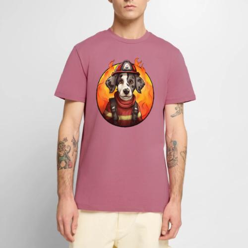 Dog Firefighter - Men's Premium T-Shirt