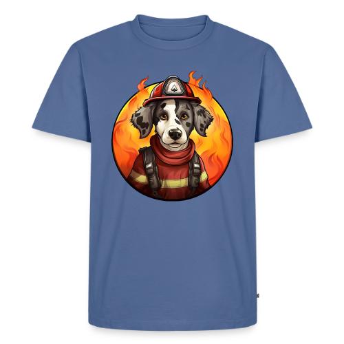 Dog Firefighter - Men's Premium T-Shirt