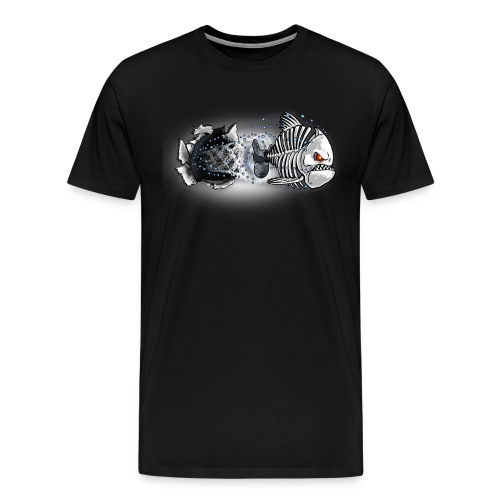 piranha zombi 2015 png - Men's Premium T-Shirt