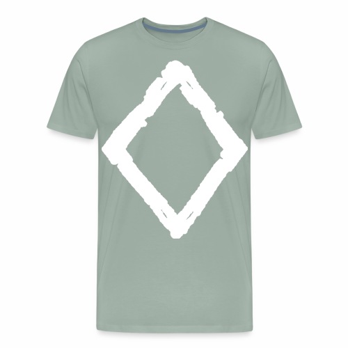 Elder Futhark Rune Ingwaz - Letter NG - Men's Premium T-Shirt