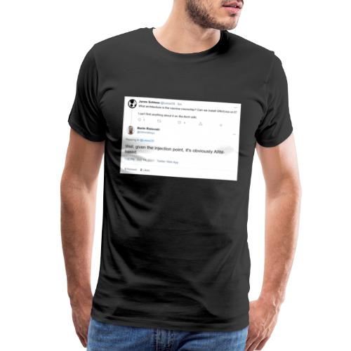 microchip vaccine - Men's Premium T-Shirt