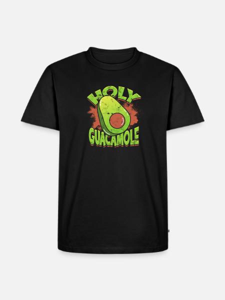 Holy guacamole - Avocado - Men's Premium T-Shirt - black
